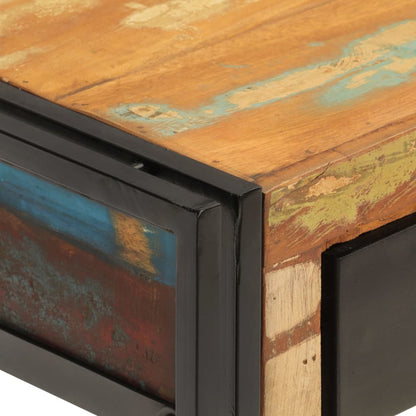 Konsolbord 110x30x76 Cm Massivt Træ - Billede 4
