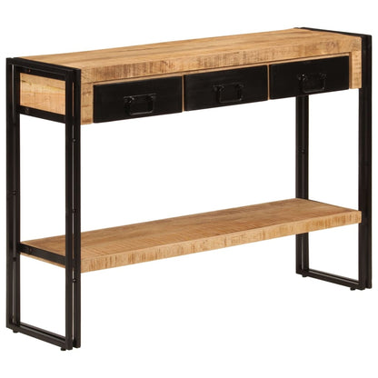 Konsolbord 110x30x76 Cm Massivt Træ