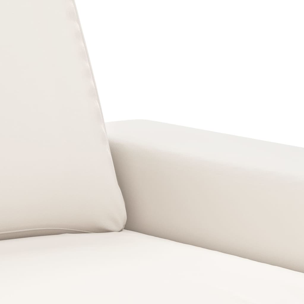 3-personers Sofa 210 Cm Mikrofiberstof Beige - Billede 6