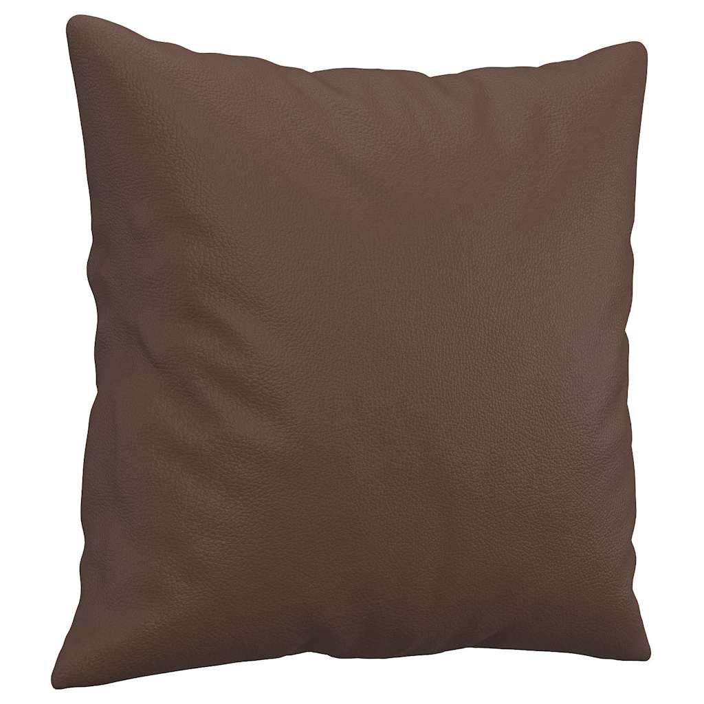 Pyntepuder 2 Stk. 40x40 Cm Kunstlæder - Billede 3