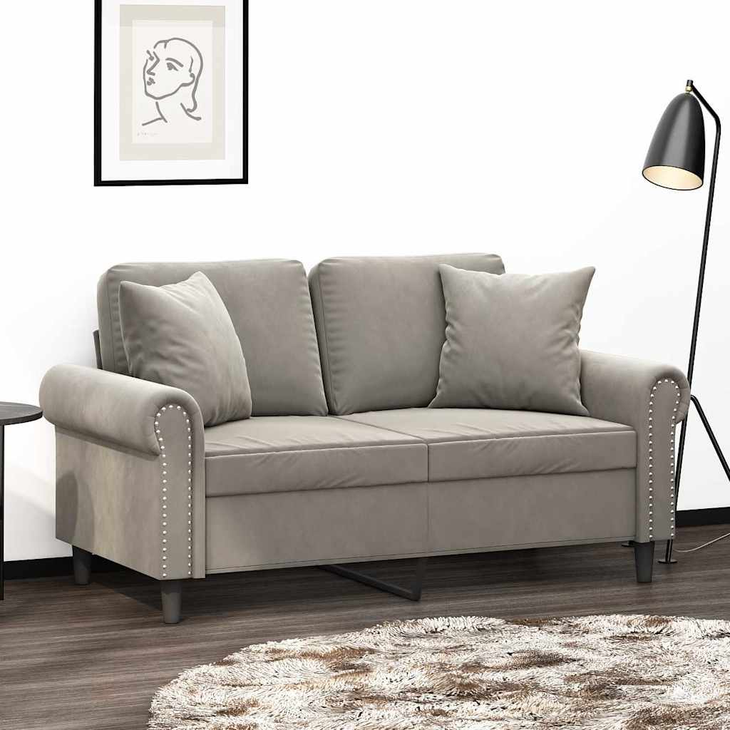 Pyntepuder 2 Stk. 40x40 Cm Velour - Variant 349485