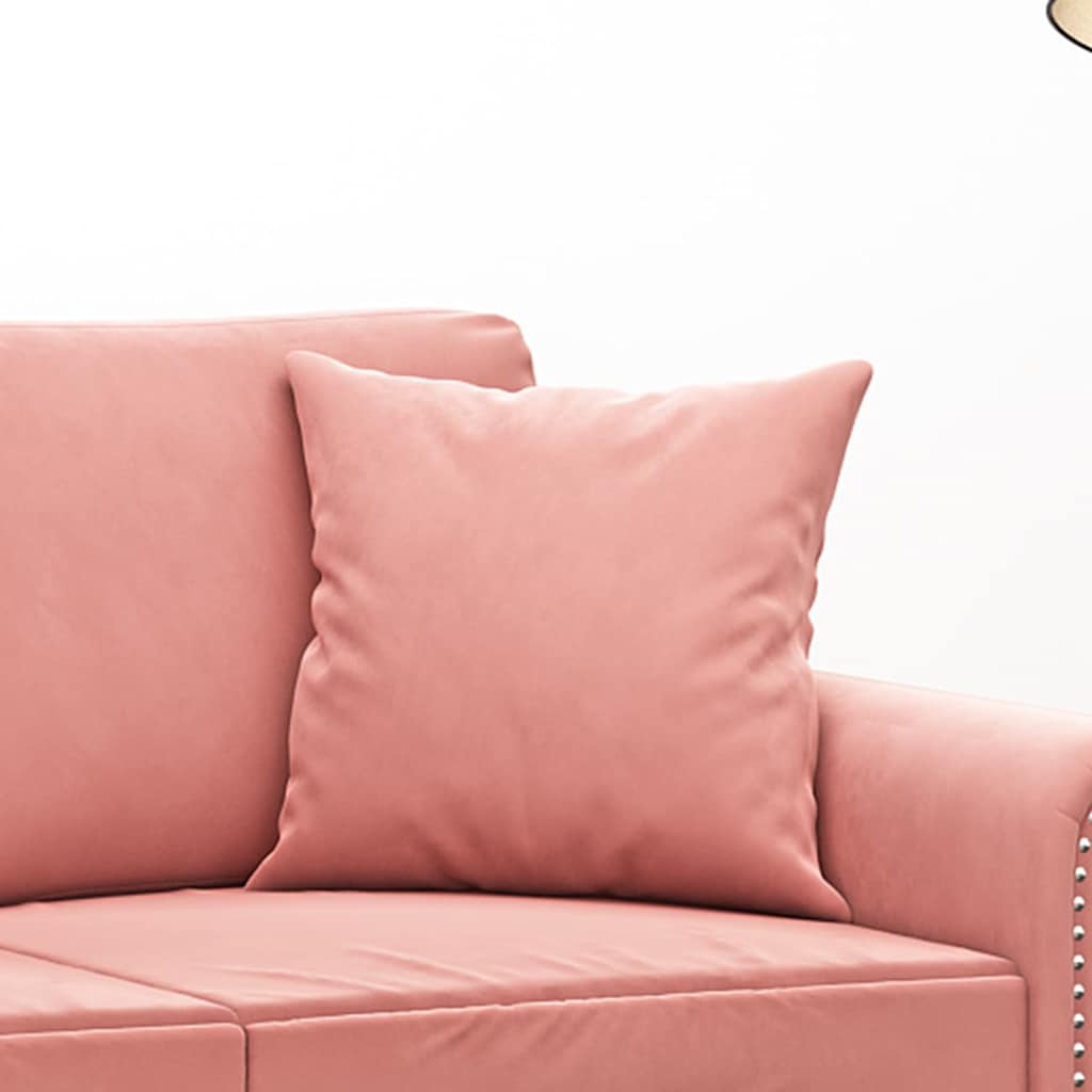 Pyntepuder 2 Stk. 40x40 Cm Velour - Variant 349488