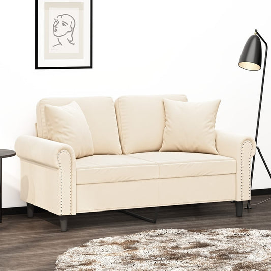 Pyntepuder 2 Stk. 40X40 Cm Velour Brun