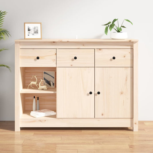 Skænk 100X35X74 Cm Massivt Fyrretræ