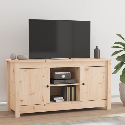 Tv-Bord 103X36,5X52 Cm Massivt Fyrretræ