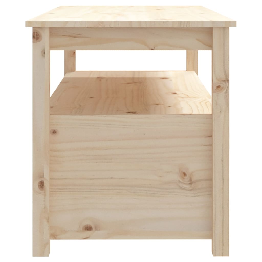 Sofabord 102x49x55 Cm Massivt Fyrretræ - Billede 8