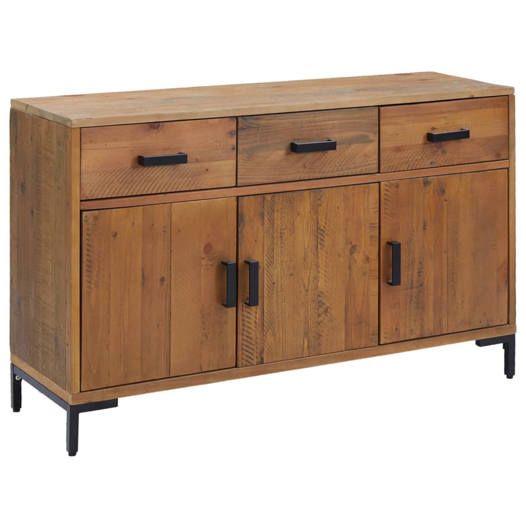 Skænk 110X35X70 Cm Massivt Fyrretræ