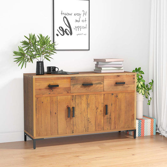Skænk 110X35X70 Cm Massivt Fyrretræ