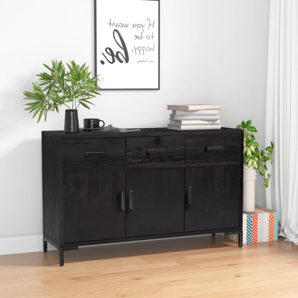 Skænk 110X35X70 Cm Massivt Fyrretræ