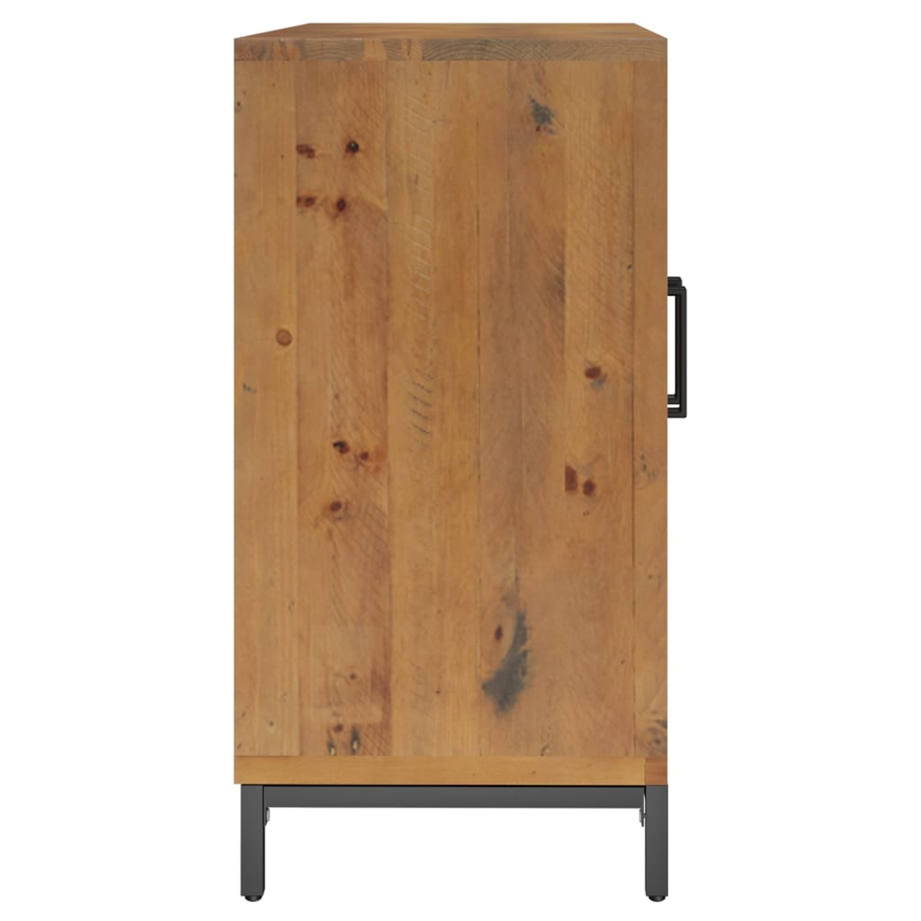 Skænk 75x35x70 Cm Massivt Fyrretræ - Billede 5