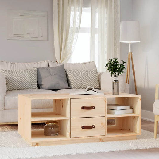 Sofabord 100X50X41 Cm Massivt Fyrretræ
