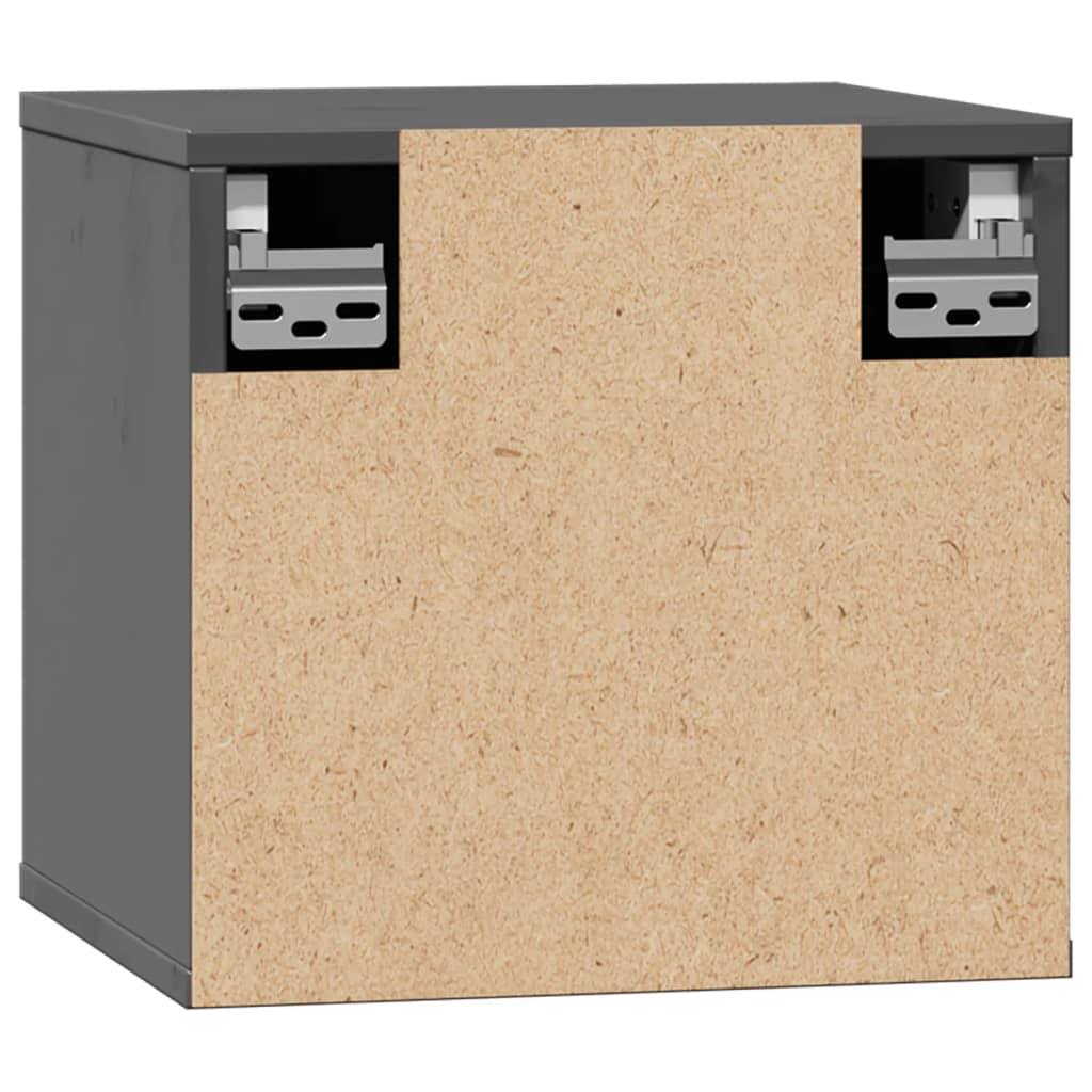 Vægskab 31,5x30x30 Cm Massivt Fyrretræ - Billede 8