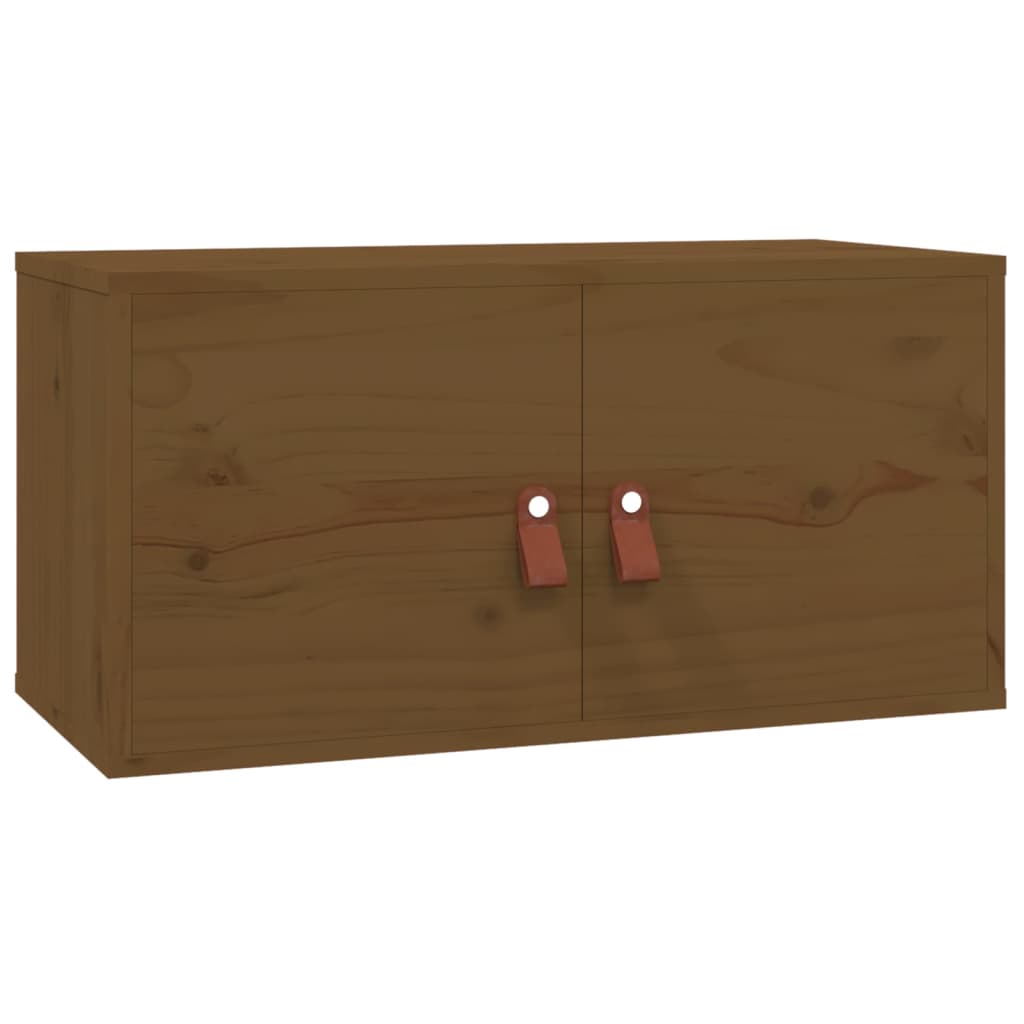 Vægskabe 60x30x30 Cm Massivt Fyrretræ - Billede 2
