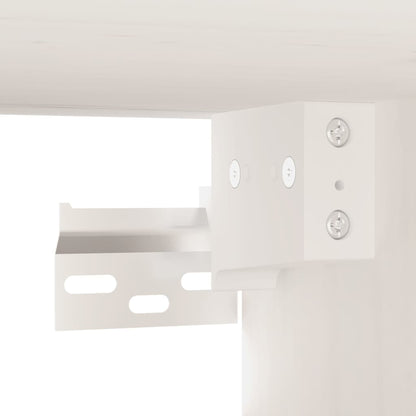 Vægskabe 2 Stk. 80X30X30 Cm Massivt Fyrretræ