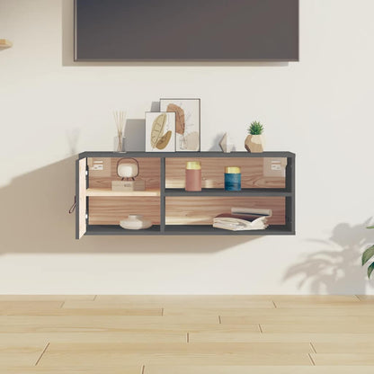 Vægskab 80x30x30 Cm Massivt Fyrretræ - Billede 3