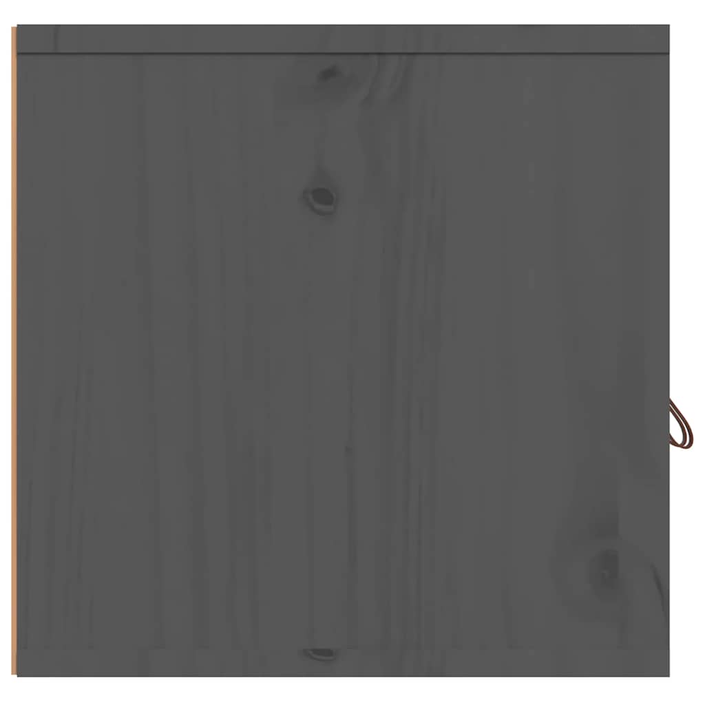 Vægskab 80x30x30 Cm Massivt Fyrretræ - Billede 8
