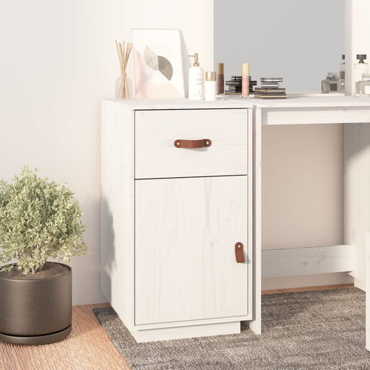 Skrivebordsskab 40X50X75 Cm Massivt Fyrretræ