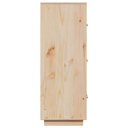 Højskab 67X40X108,5 Cm Massivt Fyrretræ