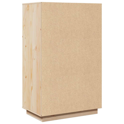Højskab 67X40X108,5 Cm Massivt Fyrretræ