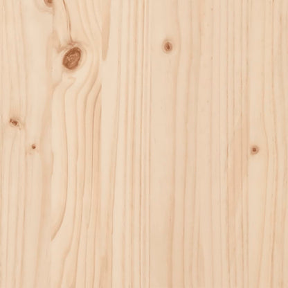 Højskab 67X40X108,5 Cm Massivt Fyrretræ