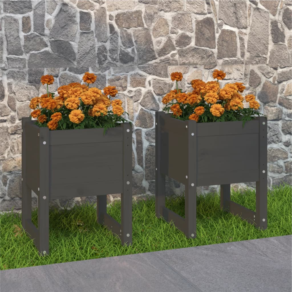 Plantekasse Massivt Fyrretræ - Variant 822112