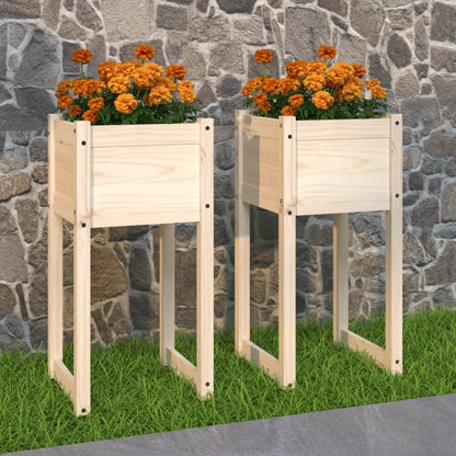 Plantekasse Massivt Fyrretræ - Variant 822123