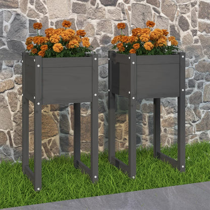 Plantekasse Massivt Fyrretræ - Variant 822127
