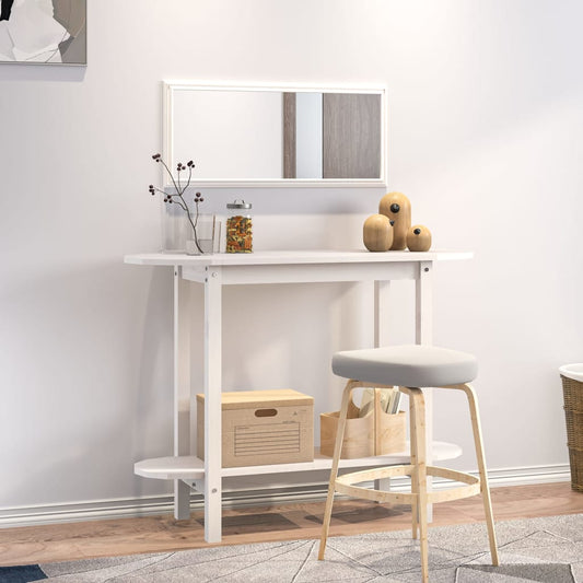 Konsolbord 110X40X80 Cm Massivt Fyrretræ