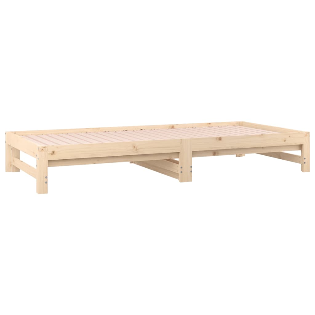Daybed Med Udtræk 2x(90x190) Massivt Fyrretræ - Billede 6
