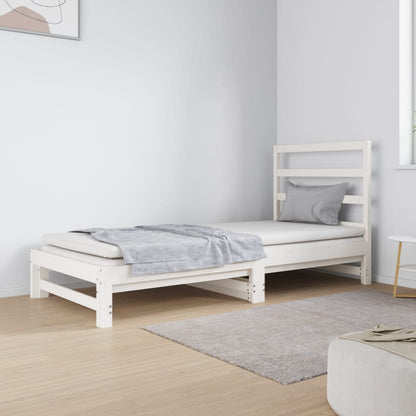 Daybed Med Udtræk 2x(90x190) Massivt Fyrretræ