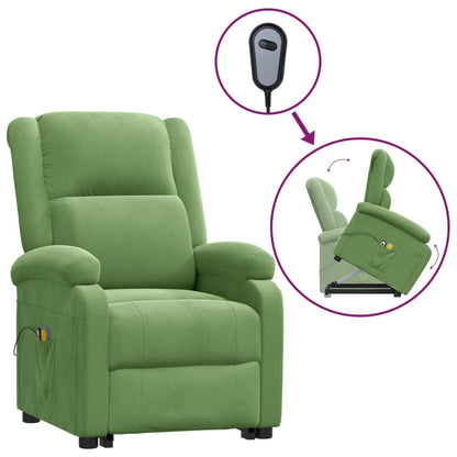 Løftestol Med Massagefunktion Velour