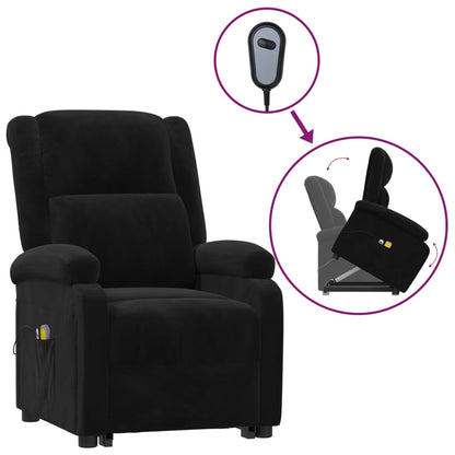 Løftestol Med Massagefunktion Velour