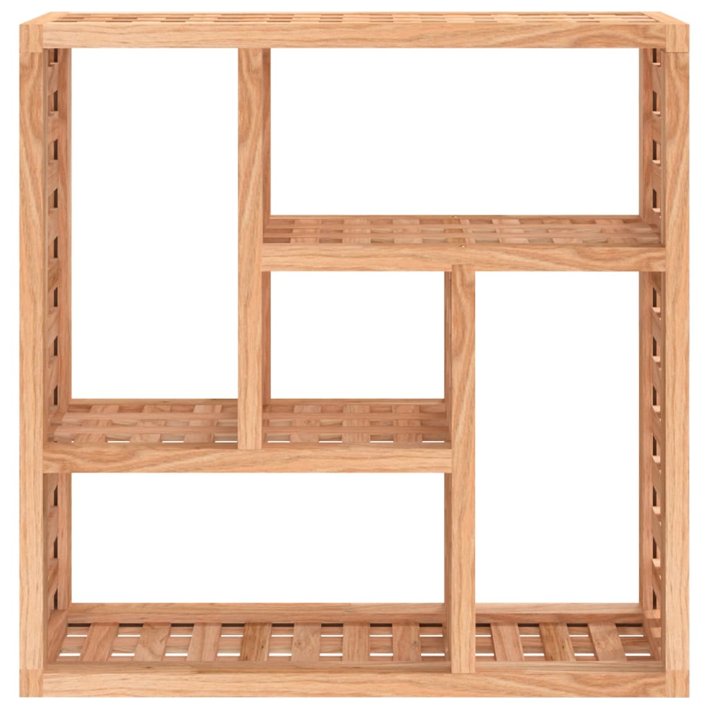 Væghylde 49x15x49 Cm Massivt Træ Valnød - Billede 3