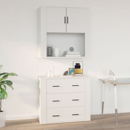 Vægskab 80x33x80 Cm Konstrueret Træ - Variant 816584
