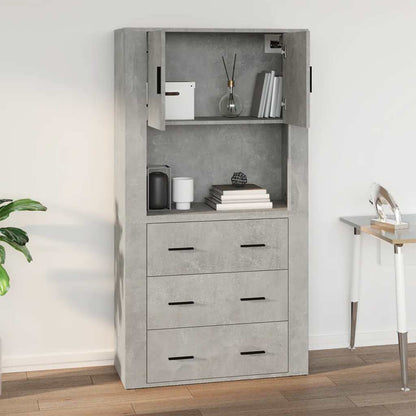 Vægskab 80x33x80 Cm Konstrueret Træ - Billede 8