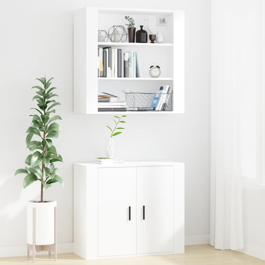 Vægskab 80X33X80 Cm Konstrueret Træ