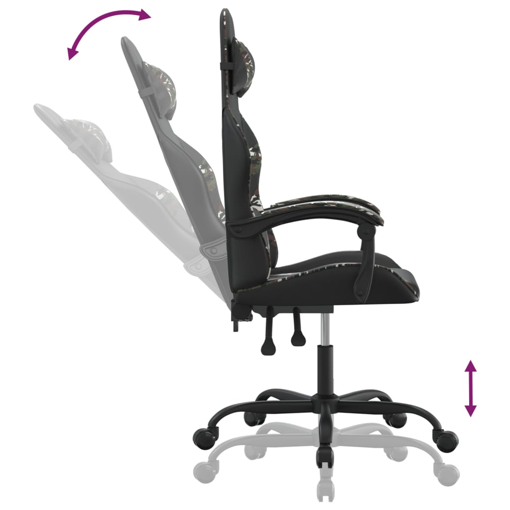 Gamingstol Kunstlæder - Billede 6