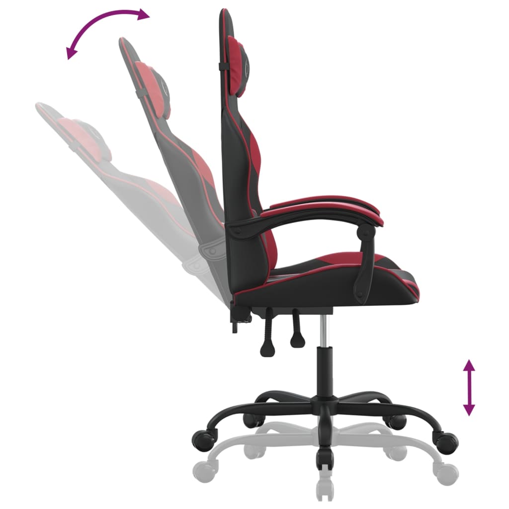 Gamingstol Kunstlæder - Billede 6