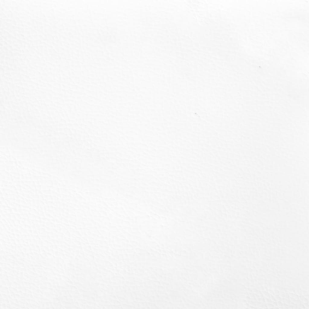Sengegavle 2 Stk. 80X5X78/88 Cm Kunstlæder Hvid