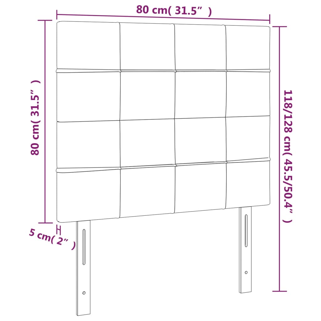 Sengegavl Fløjl - Billede 8