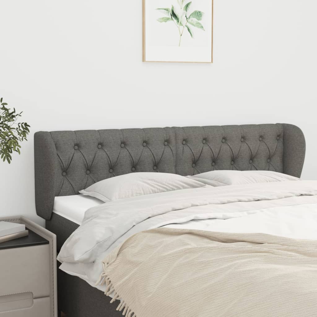Sengegavl Med Kanter Stof - Variant 3117487