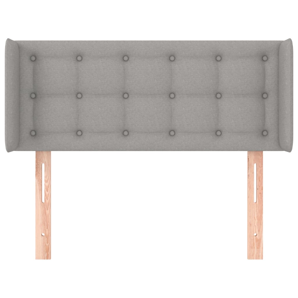 Sengegavl Med Kanter 83X16X78/128 Cm Stof