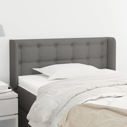 Sengegavl Med Kanter 83X16X78/128 Cm Stof
