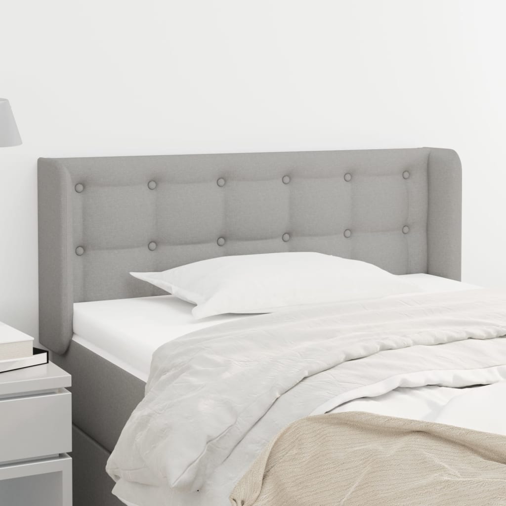 Sengegavl Med Kanter 83X16X78/128 Cm Stof
