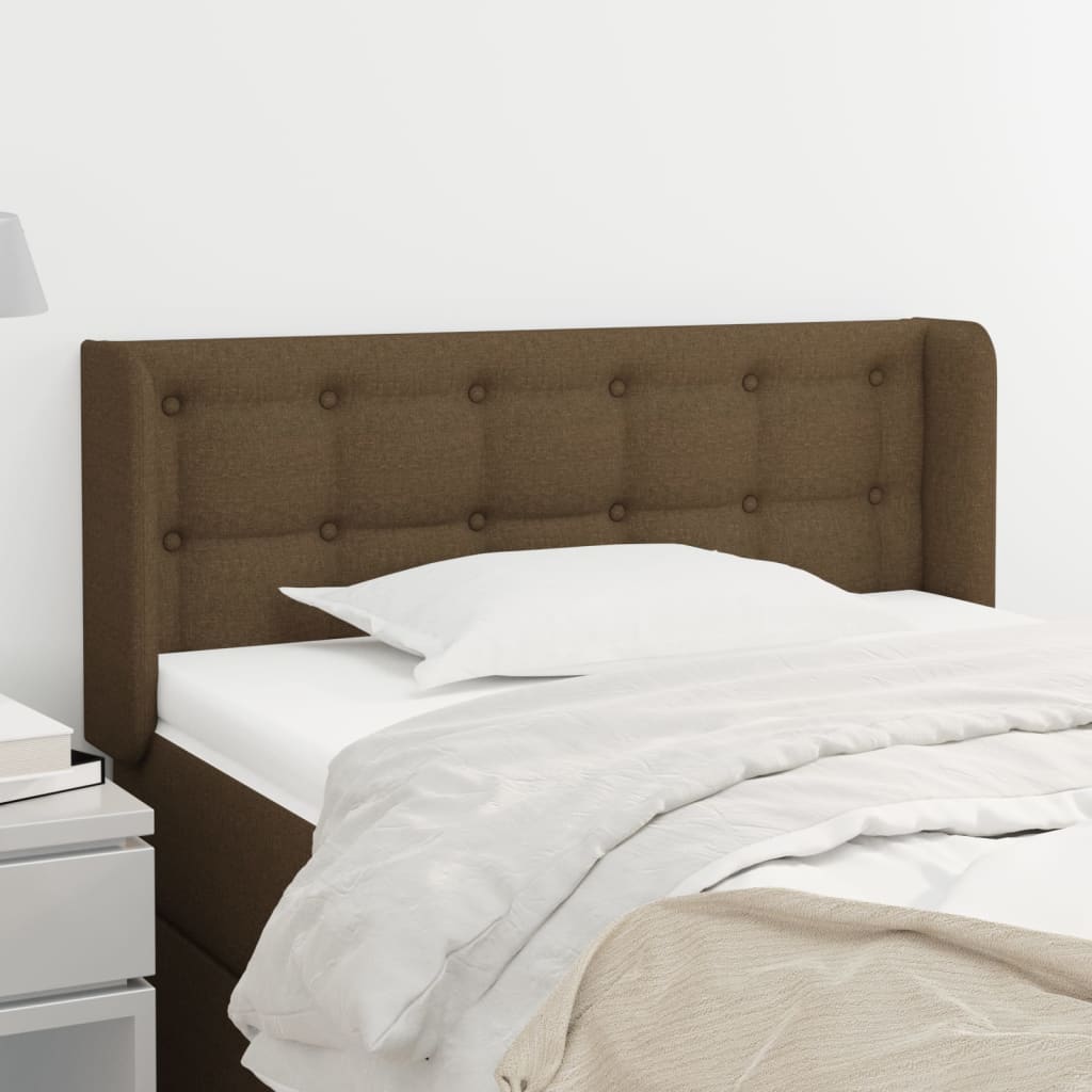 Sengegavl Med Kanter 83X16X78/128 Cm Stof