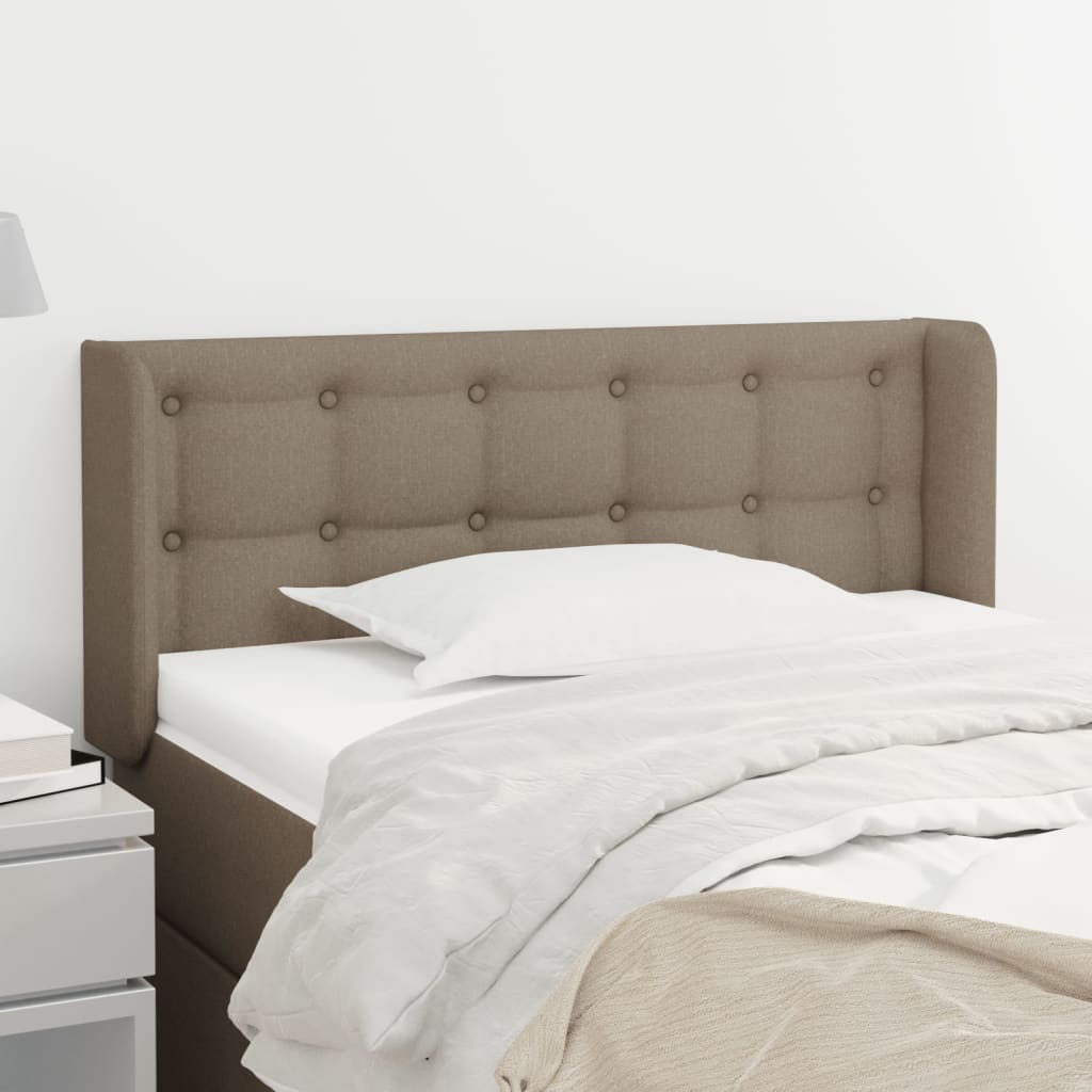 Sengegavl Med Kanter 93x16x78/88 Cm Stof - Hovedbillede