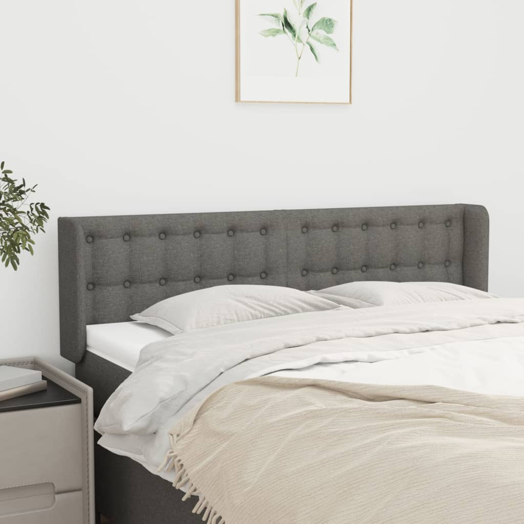 Sengegavl Med Kanter 83X16X78/128 Cm Stof