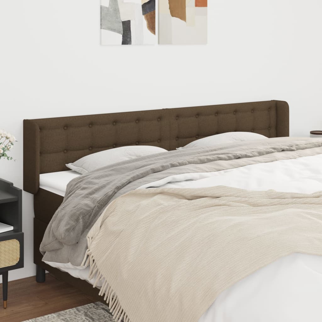 Sengegavl Med Kanter 83X16X78/128 Cm Stof