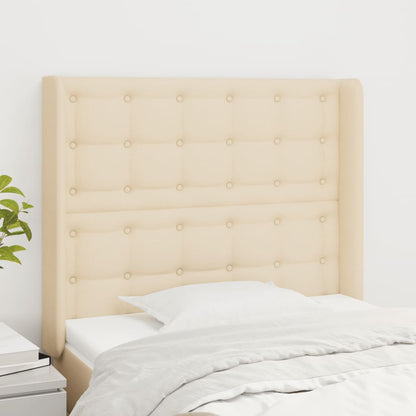 Sengegavl Med Kanter 83X16X78/128 Cm Stof