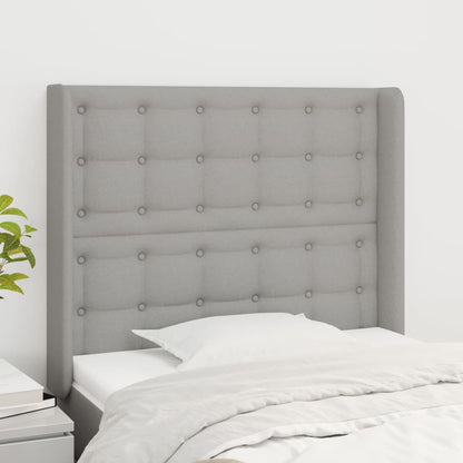 Sengegavl Med Kanter 83X16X78/128 Cm Stof